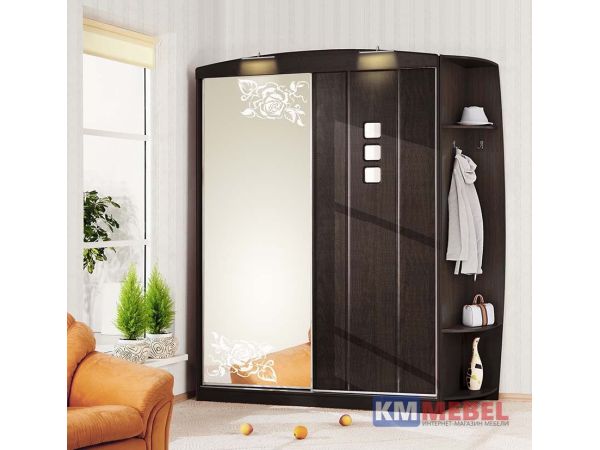 Шкаф-купе МДФ Хай-тек Ф-5512 Комфорт мебель