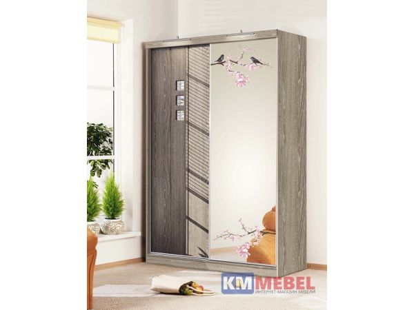 Шкаф-купе МДФ Хай-тек Ф-5512 Комфорт мебель