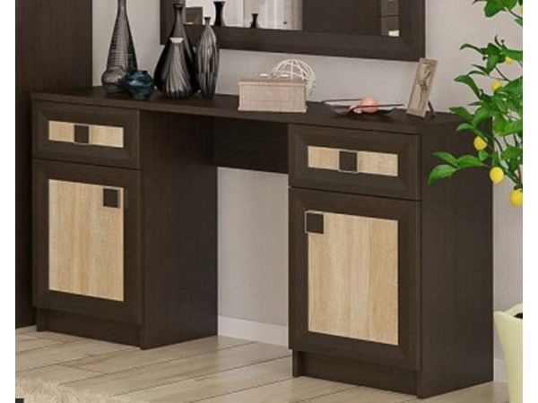 Туалетный столик двухтумбовый Даллас Мебель Сервис