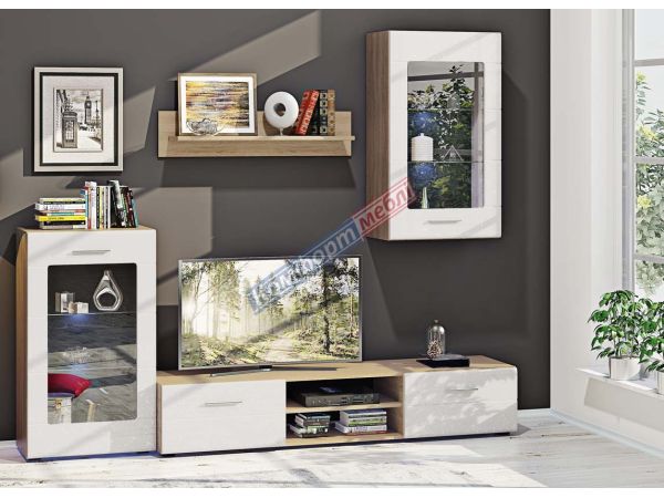 Стенка в гостиную МС-4310 Комфорт мебель