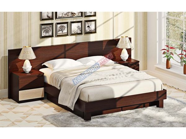Кровать двуспальная К-104 Комфорт мебель