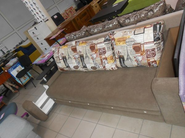 Диван-єврокнижка Палермо з нішею та баром Континет