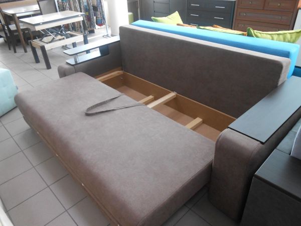 Диван-єврокнижка Палермо з нішею та баром Континет