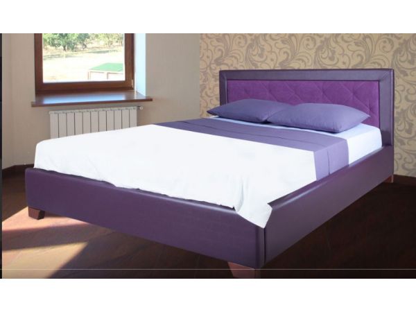 Кровать двуспальная Флоренс MELBI с мягким изголовьем