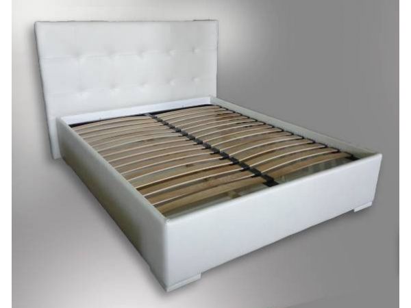 Кровать двуспальная Мадлен-1 АлАн с мягким изголовьем