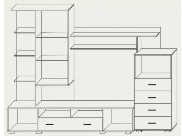 Стенка в гостиную Рио Сокме