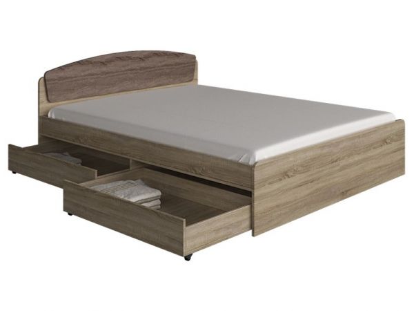 Двуспальные кровати из ДСП: цены, купить кровать из ДСП двуспальную в магазине МебельОК