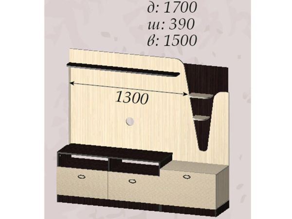 Модульная гостиная Арья Мастер Форм