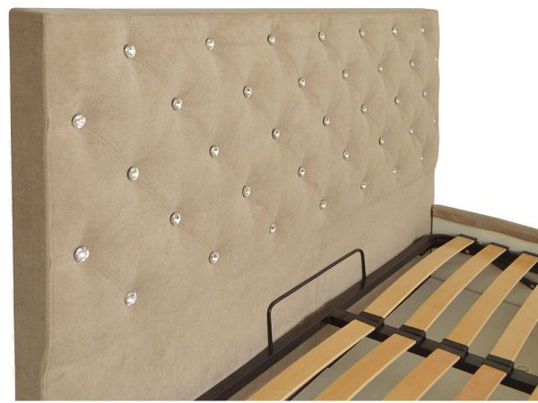 Ліжко двоспальне Ковентри Річман з м'яким узголів'ям