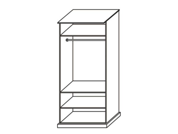 Шкаф двухдверный Терра Скай