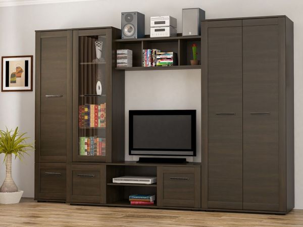 Стенка в гостиную Конго Мебель Сервис