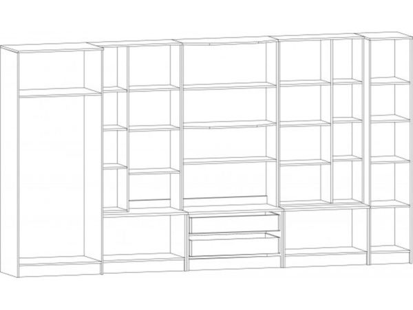 Стінка у вітальню Франек Мебель Сервіс