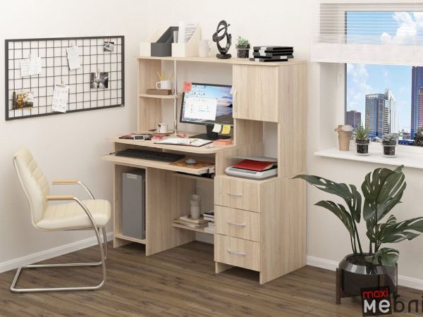 Стіл комп'ютерний з надставкою СКП-08 MaxiМеблі