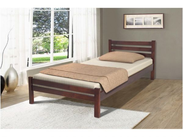 Кровать односпальная деревянная Эко МИКС-мебель
