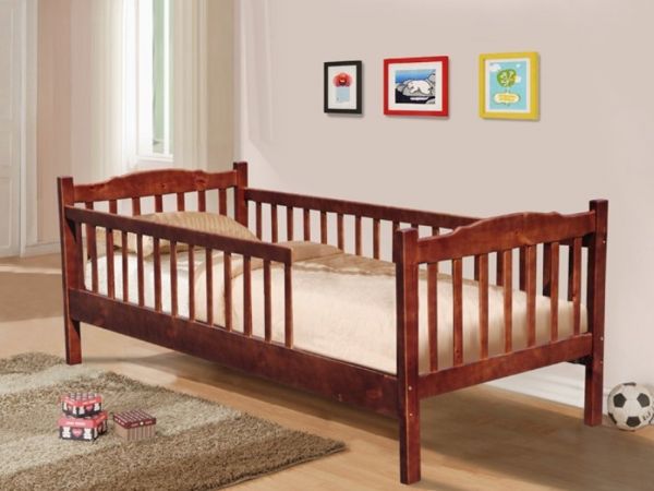 Кровать односпальная деревянная Юниор МИКС-мебель