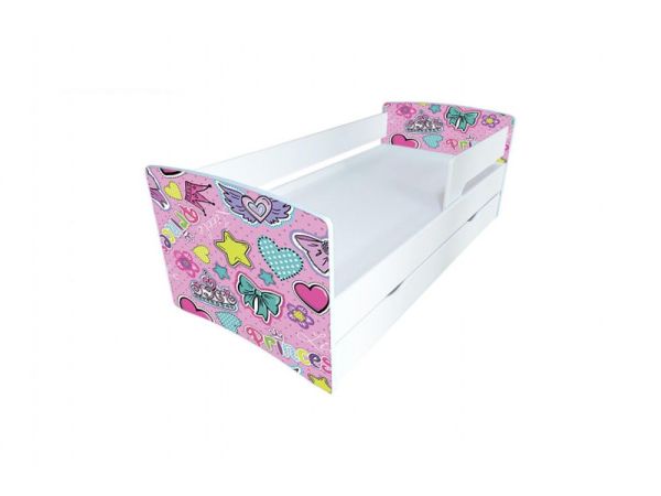 Кровать односпальная с ящиком Kinder-Cool Viorina-Deko