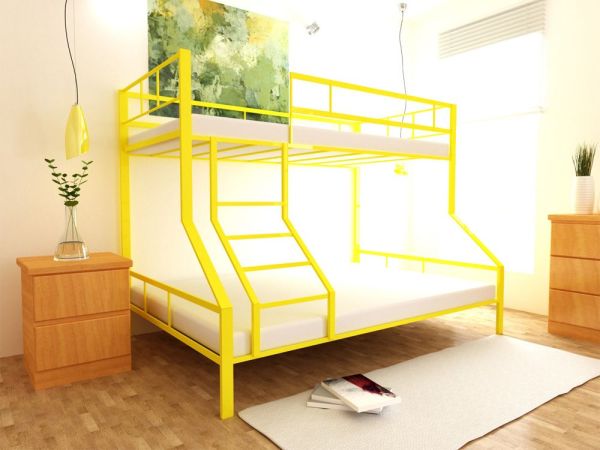 Ліжко двох'ярусне металеве Тея ТМ MegaOpt