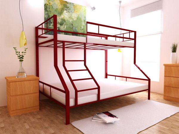 Ліжко двох'ярусне металеве Тея ТМ MegaOpt