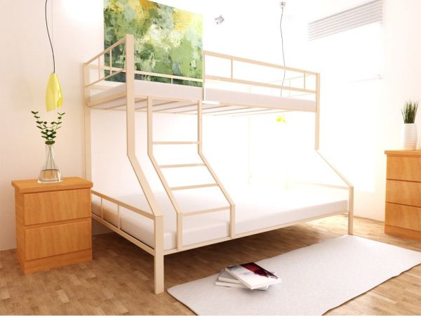 Ліжко двох'ярусне металеве Тея ТМ MegaOpt