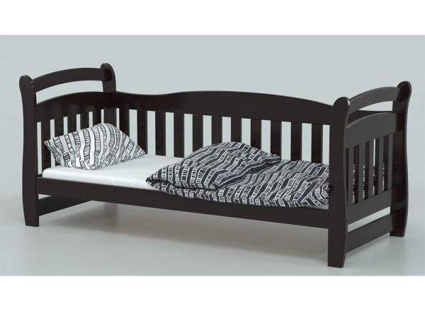 Ліжко дерев'яне з шухлядами Домінік ТМ LUNA