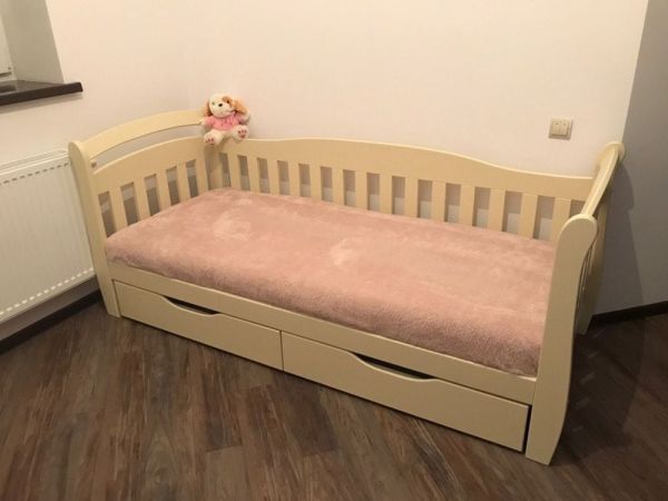 Кровать деревянная с ящиками Доминик ТМ LUNA