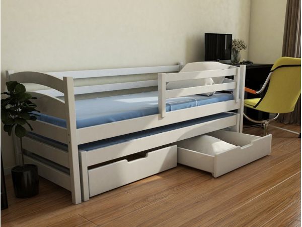 Кровать деревянная с ящиками Бонни ТМ LUNA