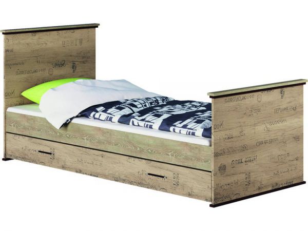 Ліжко односпальне з шухлядою Палермо Світ Меблів