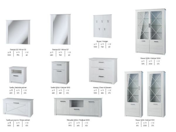 Модульна система Ешлі Світ Меблів