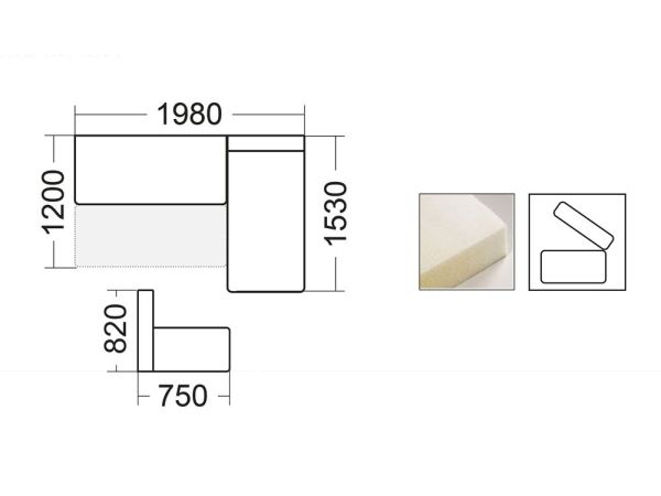 Кутовий диван Монтана New Мебель Сервіс