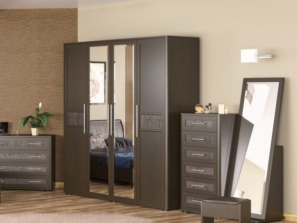 Комод з дзеркалом 6Ш Токіо Мебель Сервіс