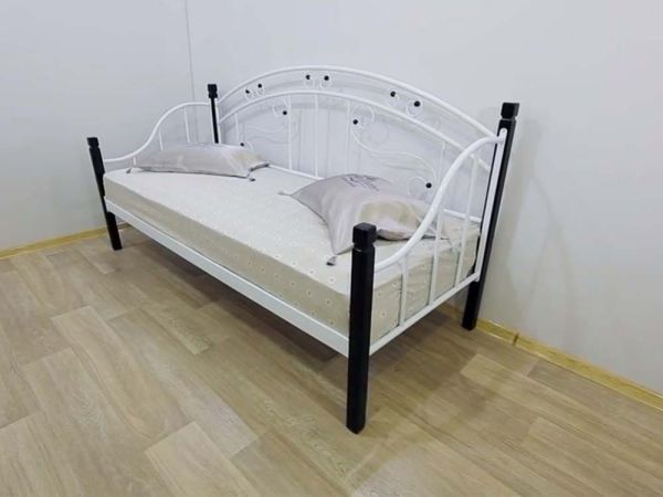 Ліжко односпальне металеве Орфей Металл- Дизайн