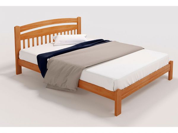 Ліжко дерев'яне Ретро Люкс 2 ТеМП-Мебель
