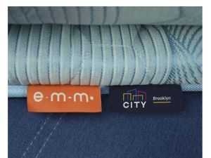 Тонкий матрац-топер City Brooklyn EMM 2
