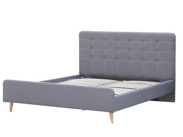Кровать двуспальная Даллас НТ-мебель с мягким изголовьем