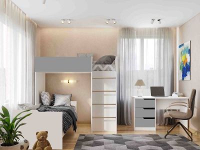 Кровать-чердак BED ROOM №3 Viorina-Deko