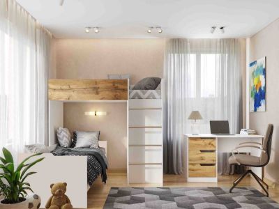 Кровать-чердак BED ROOM №3 Viorina-Deko