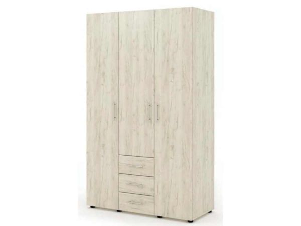 Шкаф-14 трехдверный с ящиками РТВ-мебель