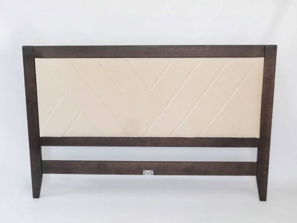 Ліжко дерев'яне Аксіома МІКС-меблі з м'яким узголів'ям