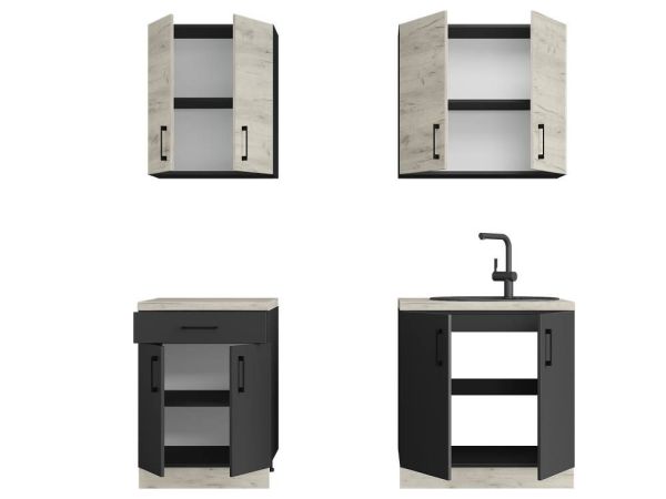 Кухня модульная Оптима К2 1,4 м Эверест