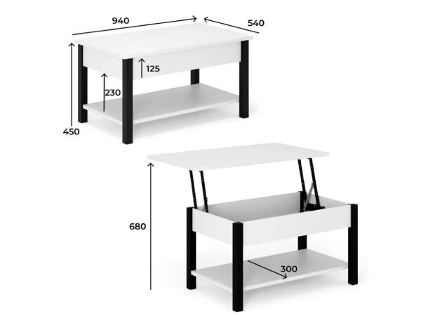 Стол-трансформер Desk 2.0 ART in HEAD
