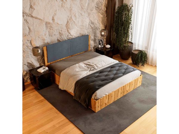 Кровать с мягким изголовьем Helena Viorina-Deko