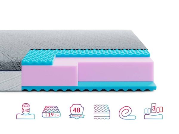 Матрац безпружинний Bellagio Bello Highfoam