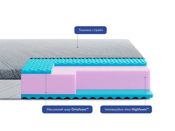 Матрац безпружинний Bellagio Bello Highfoam