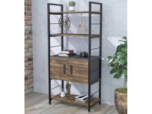 Стеллаж металлический с дверцами L-155 Loft Design 2