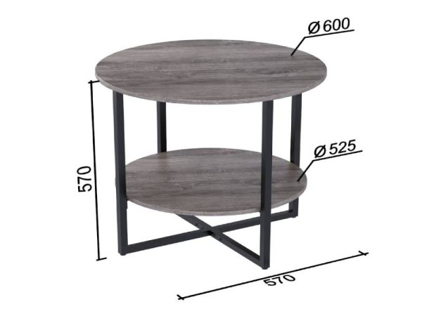 Стіл журнальний D-60 Loft Design