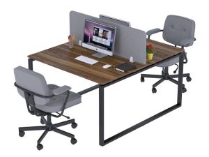 Стол письменный двойной ND2-120x140 Loft Design 2