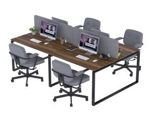 Стіл письмовий на 4 місця ND4-240x140 Loft Design 2
