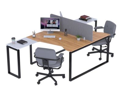 Стол письменный угловой на 2 места ND2U-135 Loft Design