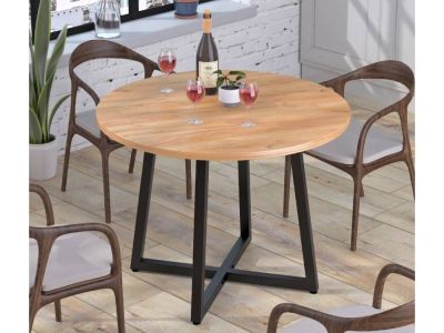 Стол обеденный круглый Бланк Loft Design