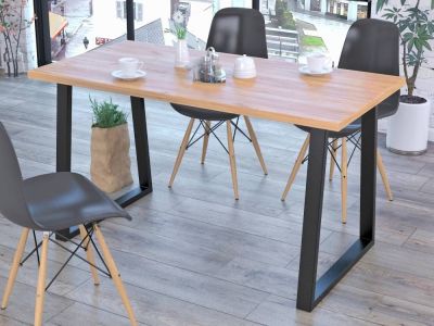 Стол обеденный металлический Титан Loft Design